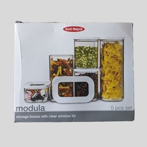 Food Storage Container Set Pantry Kitchen Organization Containers Modula 5 pcs